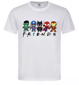 Мужская футболка Marvel friends Белый фото