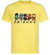 Мужская футболка Marvel friends Лимонный фото