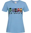 Женская футболка Marvel friends Голубой фото
