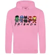 Мужская толстовка (худи) Marvel friends Розовый фото