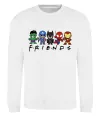 Свитшот Marvel friends Белый фото