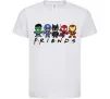 Детская футболка Marvel friends Белый фото