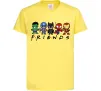 Детская футболка Marvel friends Лимонный фото