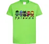 Детская футболка Marvel friends Лаймовый фото