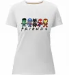 Жіноча преміум футболка Marvel friends Білий фото