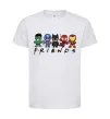 Детская футболка Marvel friends Белый фото