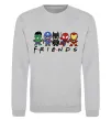 Свитшот Marvel friends Серый меланж фото