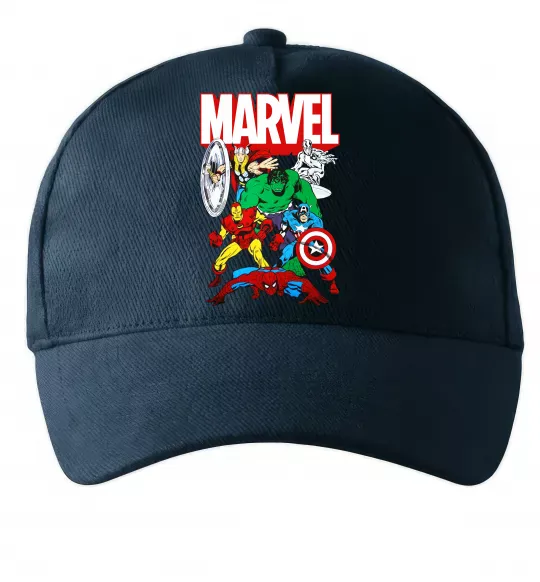 Кепка Marvel old comics Темно-синий фото