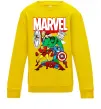 Детский Свитшот Marvel old comics Солнечно желтый фото