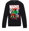 Детский Свитшот Marvel old comics Черный фото