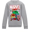 Детский Свитшот Marvel old comics Серый меланж фото
