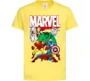 Детская футболка Marvel old comics Лимонный фото
