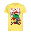 Детская футболка Marvel old comics Лимонный фото
