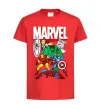Детская футболка Marvel old comics Красный фото
