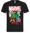 Мужская футболка Marvel old comics Черный фото