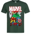 Мужская футболка Marvel old comics Темно-зеленый фото