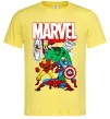 Мужская футболка Marvel old comics Лимонный фото