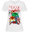 Женская футболка Marvel old comics Белый фото