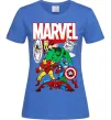 Женская футболка Marvel old comics Ярко-синий фото