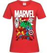 Женская футболка Marvel old comics Красный фото