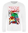 Свитшот Marvel old comics Белый фото