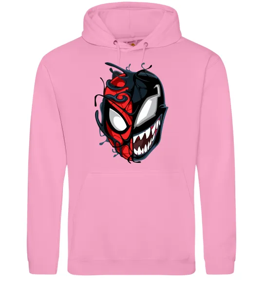 Женская толстовка (худи) Spiderman Venom Розовый фото