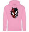 Женская толстовка (худи) Spiderman Venom Розовый фото