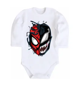 Дитячий бодік Spiderman Venom Білий фото