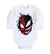 Дитячий бодік Spiderman Venom Білий фото