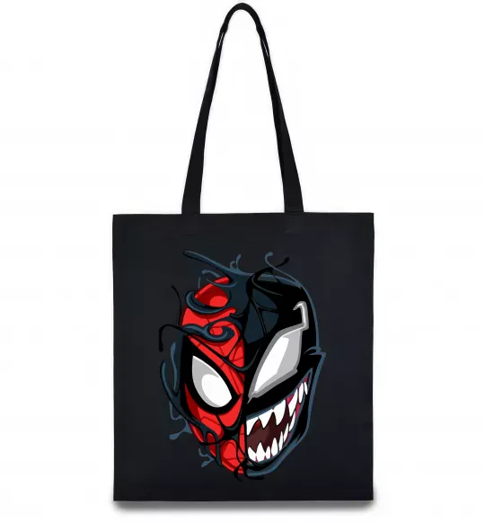 Эко-сумка Spiderman Venom Черный фото