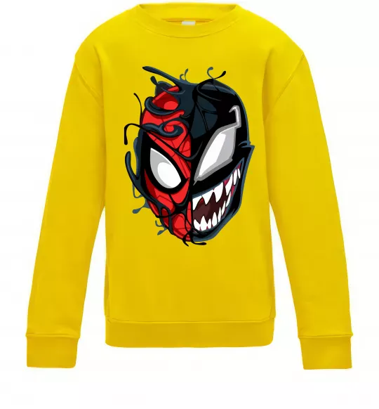 Детский Свитшот Spiderman Venom Солнечно желтый фото