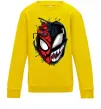 Детский Свитшот Spiderman Venom Солнечно желтый фото