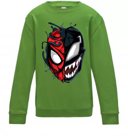Детский Свитшот Spiderman Venom Лаймовый фото