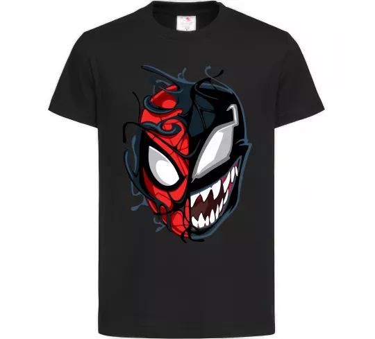 Детская футболка Spiderman Venom Черный фото