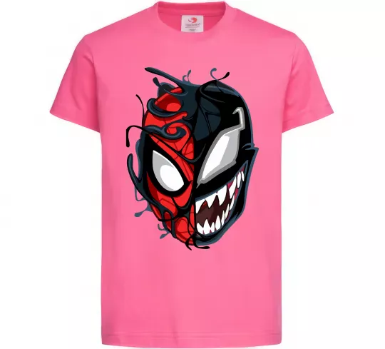 Детская футболка Spiderman Venom Ярко-розовый фото