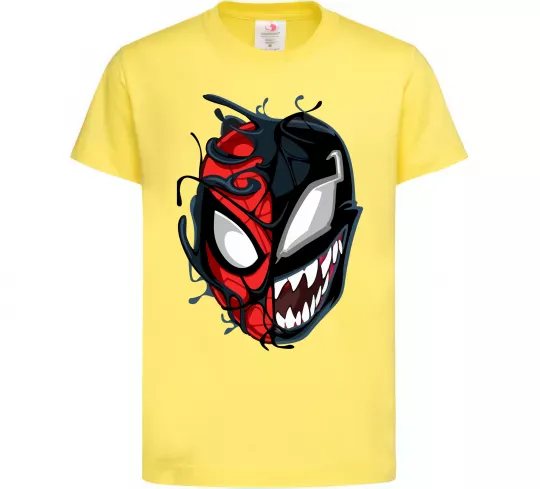 Детская футболка Spiderman Venom Лимонный фото