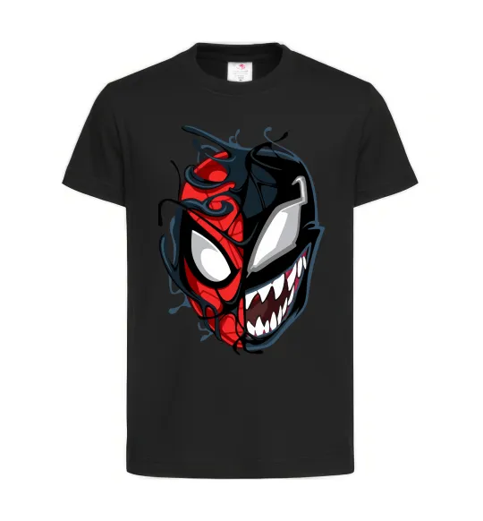 Детская футболка Spiderman Venom Черный фото