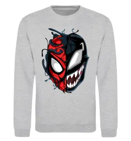 Світшот Spiderman Venom Сірий меланж фото