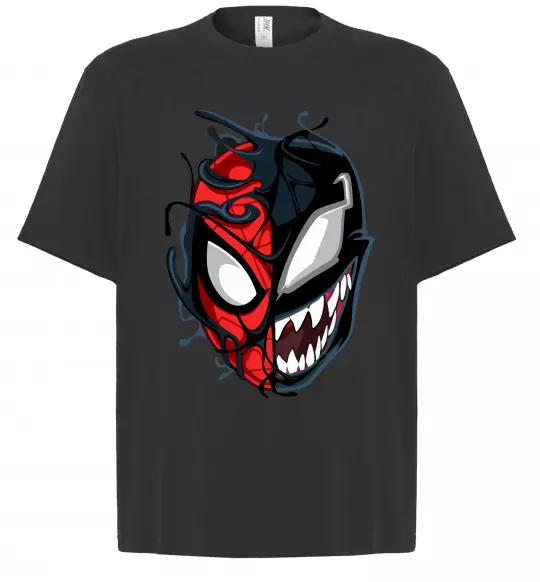 Футболка Оверсайз Spiderman Venom Чорний фото