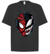 Футболка Оверсайз Spiderman Venom Чорний фото