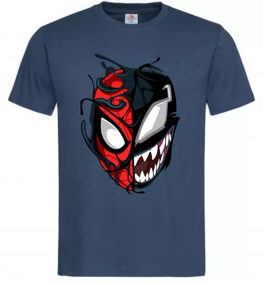 Мужская футболка Spiderman Venom Темно-синий фото