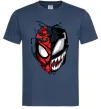 Мужская футболка Spiderman Venom Темно-синий фото