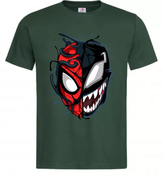 Мужская футболка Spiderman Venom Темно-зеленый фото