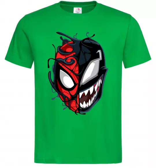 Мужская футболка Spiderman Venom Зеленый фото