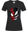 Женская футболка Spiderman Venom Черный фото