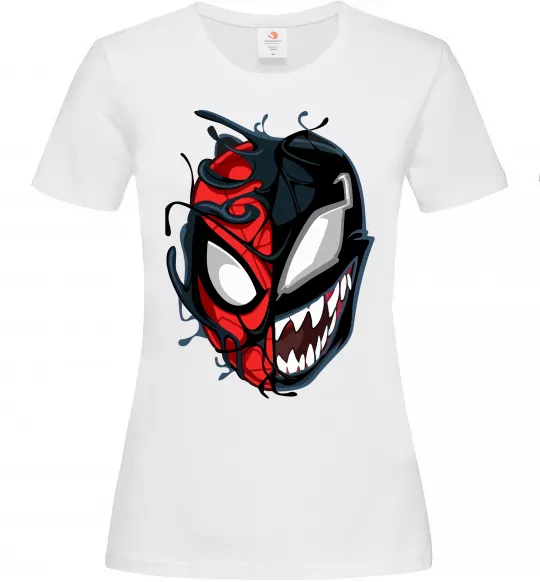 Женская футболка Spiderman Venom Белый фото