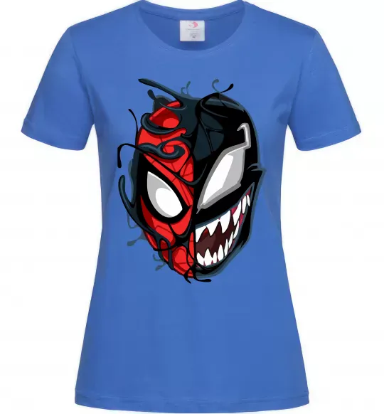Женская футболка Spiderman Venom Ярко-синий фото