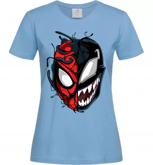Женская футболка Spiderman Venom Голубой фото