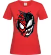 Женская футболка Spiderman Venom Красный фото