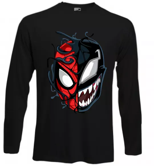 Лонгслив Spiderman Venom Черный фото